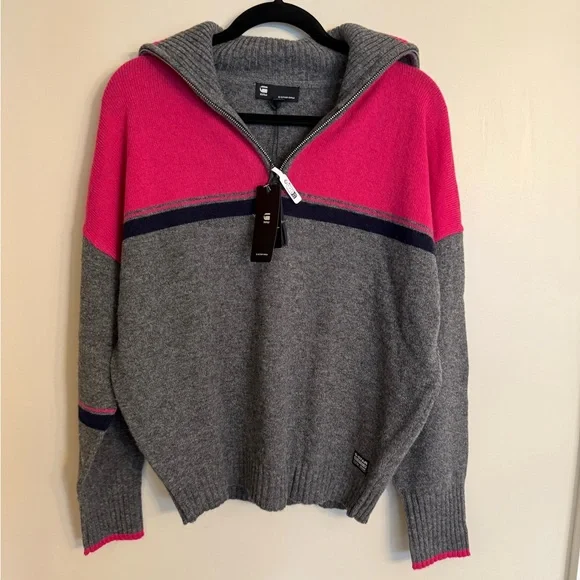 G-Star Multi Color Loose Skipper Sweater Grey - Picture 1 of 10